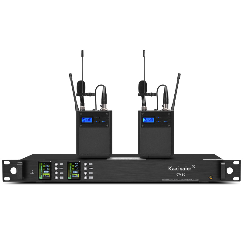 CM20 一拖二无线腰包领夹话筒